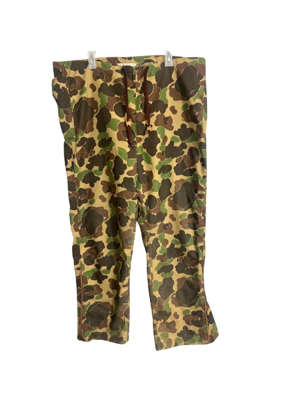 DUXBAK - Men's Vintage Duck Camo Gore-Tex Hunting Pants - Size LARGE - 40x30